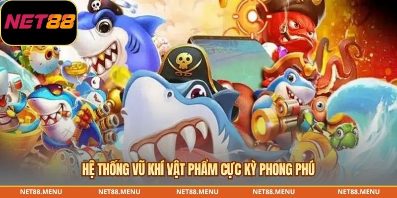 Kiểm tra mức đạn và tính năng của bắn cá Hải Vương