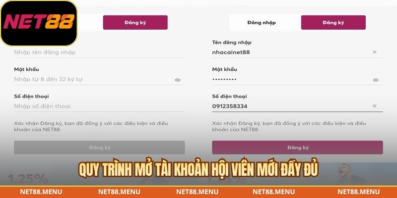 Điều kiện cần kiểm tra trước khi đăng ký NET88