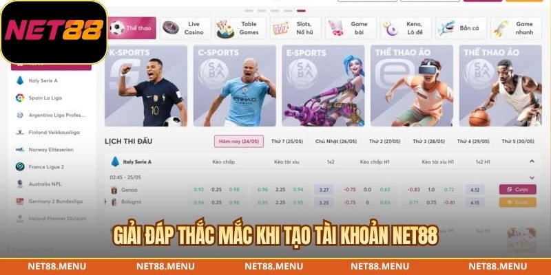 Cách xử lý lỗi đăng ký NET88